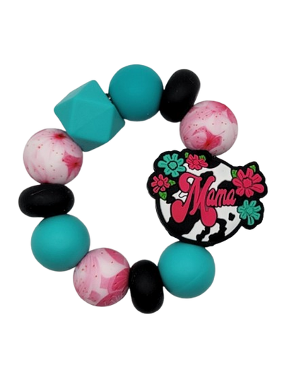 Cow Print Mama Cup Charm
