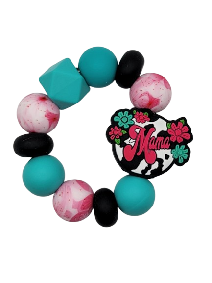 Cow Print Mama Cup Charm