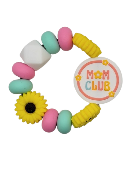 Sunflower Mom Club Cup Charm