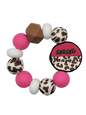 Pink Leopard Print Mama Cup Charm