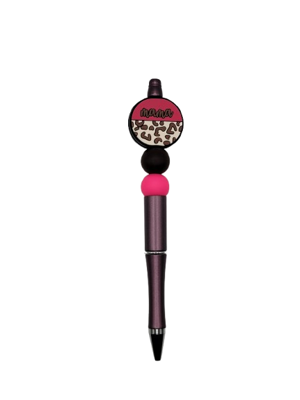 Pink Leopard Print Mama Pen