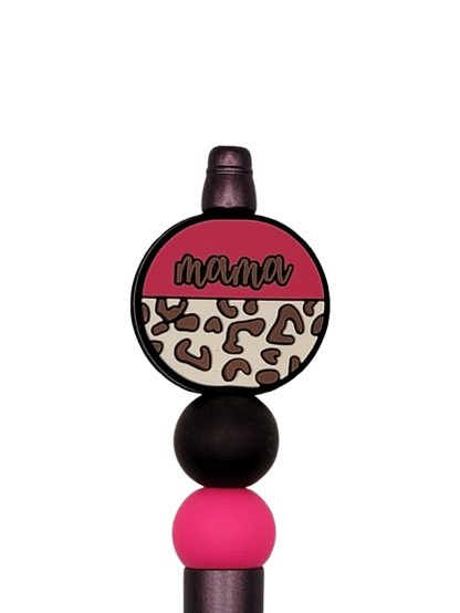 Pink Leopard Print Mama Pen