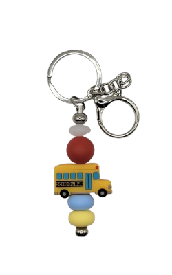 School Bus Keychain