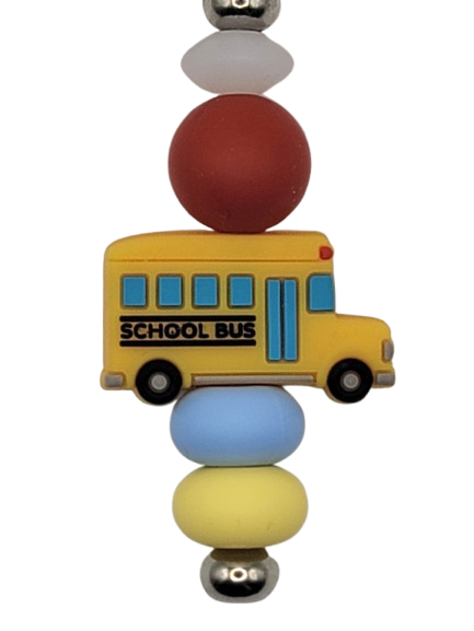 School Bus Keychain