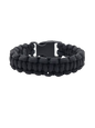 Black Cobra Knot Paracord Bracelet
