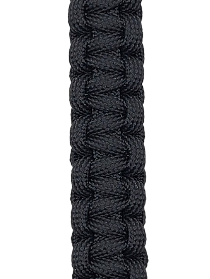 Black Cobra Knot Adjustable Paracord Bracelet