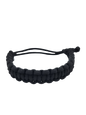 Black Cobra Knot Adjustable Paracord Bracelet