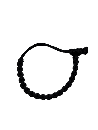 Black Cobra Knot Adjustable Paracord Bracelet