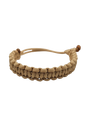 Gold Cobra Knot Adjustable Paracord Bracelet