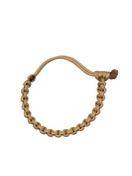 Gold Cobra Knot Adjustable Paracord Bracelet