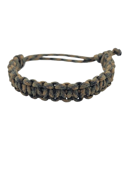 Tactical Camo Cobra Knot Adjustable Paracord Bracelet