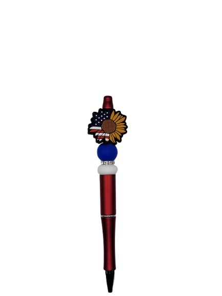 Stars and stripes sunflower alternative color pen