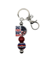 Home of the free because of the brave keychain