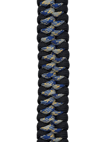 Mated Snake Paracord Bracelet Air Force Camo