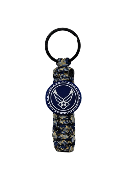 Cobra Knot Keychain Air Force