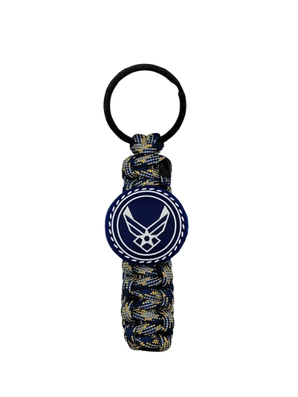 Cobra Knot Keychain Air Force