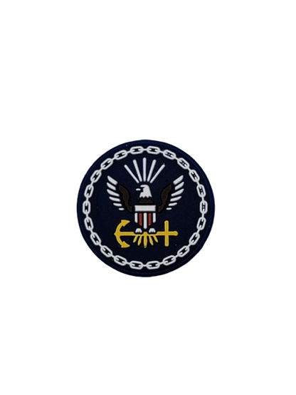 Cobra Knot Keychain Navy