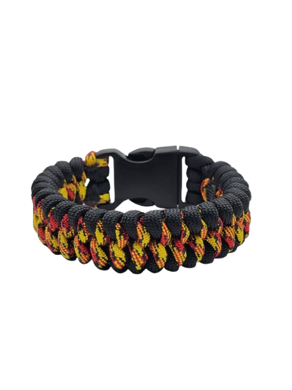 Mated Snake Paracord Bracelet Tactical Army Camo