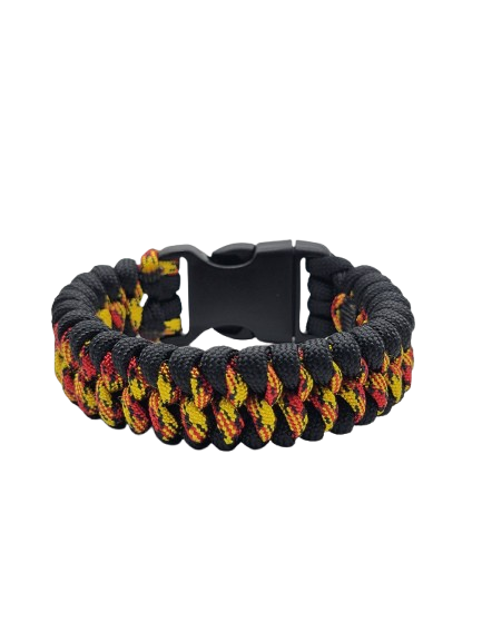 Mated Snake Paracord Bracelet Tactical Army Camo