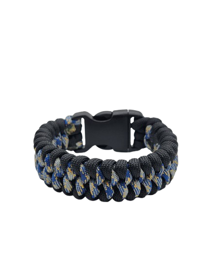 Mated Snake Paracord Bracelet Air Force Camo
