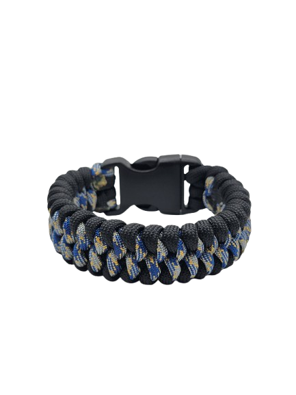 Mated Snake Paracord Bracelet Air Force Camo