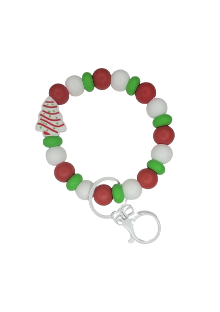 Christmas cakes tree Wristlet