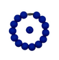 Classic Blue Solid Silicone Beads