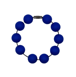 Classic Blue Solid Silicone Beads
