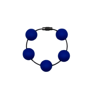 Classic Blue Solid Silicone Beads