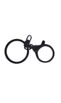 Claw keychain clasp black