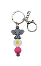 Springtime Elephant Keychain