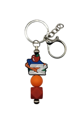 School Books Keychain