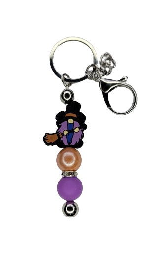 Keychain- October collection gnome witch