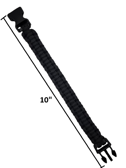 Black Cobra Knot Paracord Bracelet
